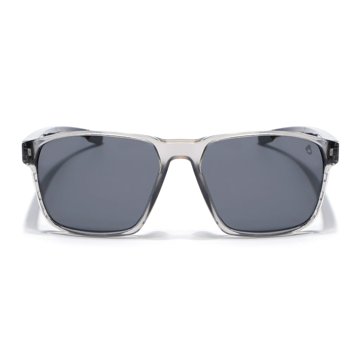 Eyejack Grey Square Polarized Sunglasses for Men & Women (91143PCL1150)