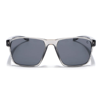 Eyejack Grey Square Polarized Sunglasses for Men & Women (91143PCL1150)
