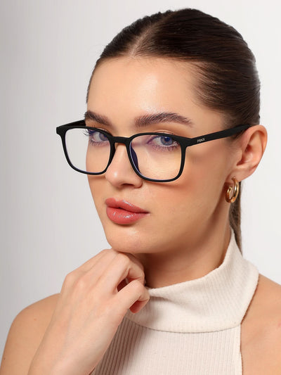 Eyejack NEO Black Wayfarer Eyeglasses for Men & Women (92016CL1184-C1)