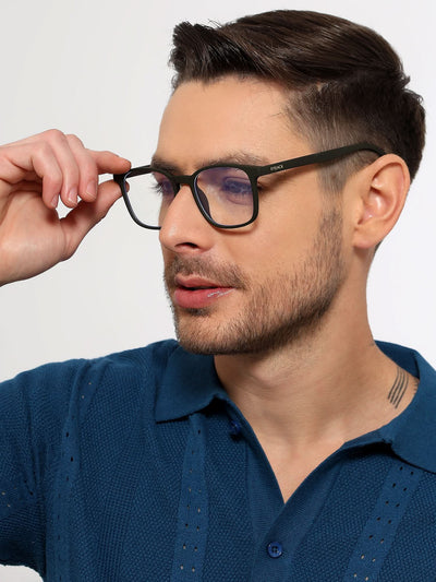 Eyejack NEO Olive Wayfarer Eyeglasses for Men & Women (92016CL1185-C2)