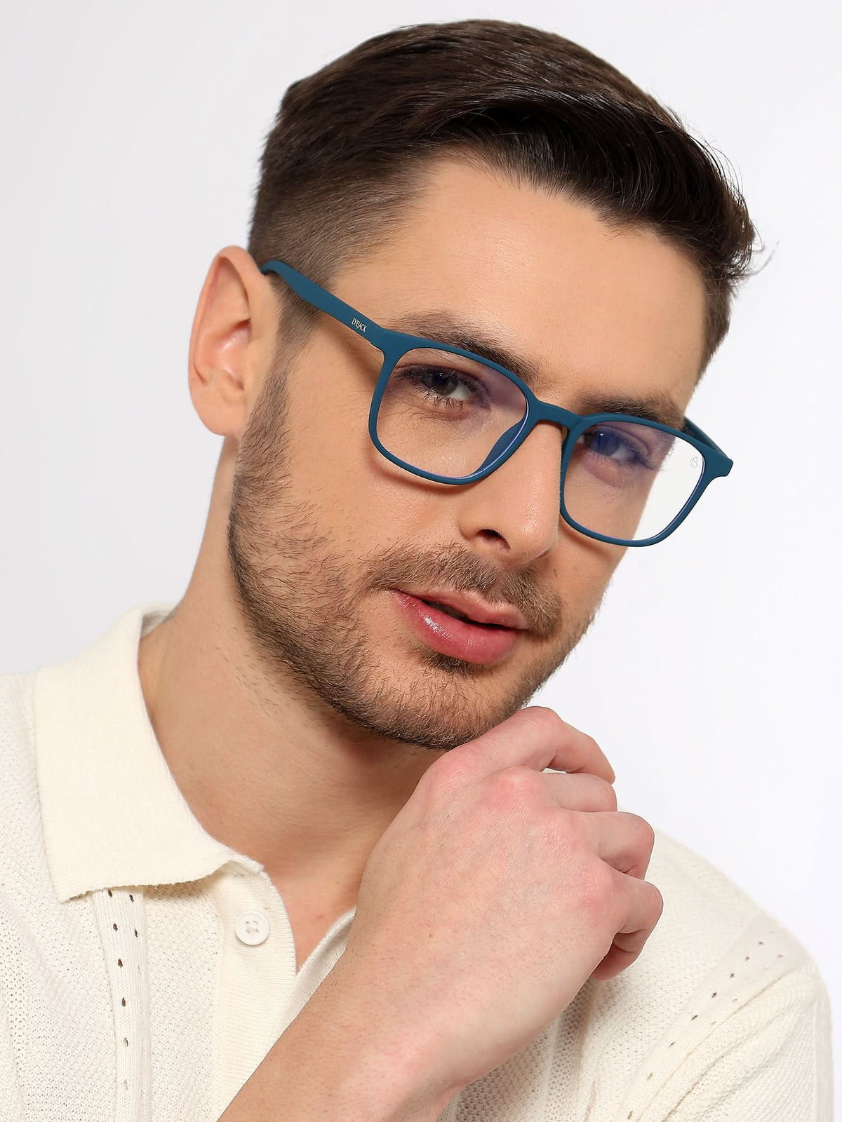 Eyejack NEO Blue Wayfarer Eyeglasses for Men & Women (92016CL1187-C4)