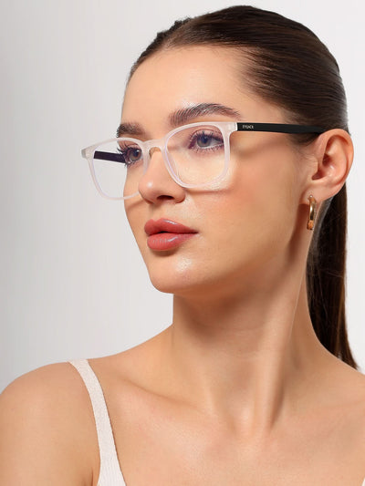 Eyejack NEO Transparent Wayfarer Eyeglasses for Men & Women (92016CL1189-C6)