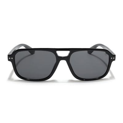 Eyejack Black Wayfarer Sunglasses for Men & Women (9265CL967)