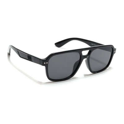 Eyejack Black Wayfarer Sunglasses for Men & Women (9265CL967)