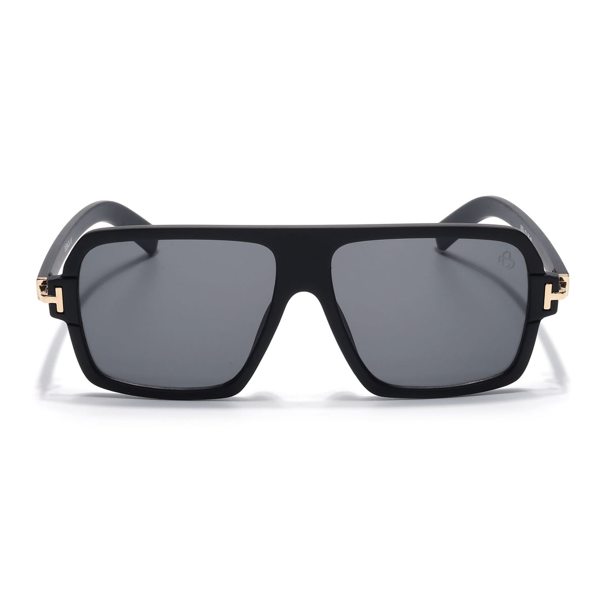 KRUZ - Black Wayfarer Sunglasses (9392CL1053)