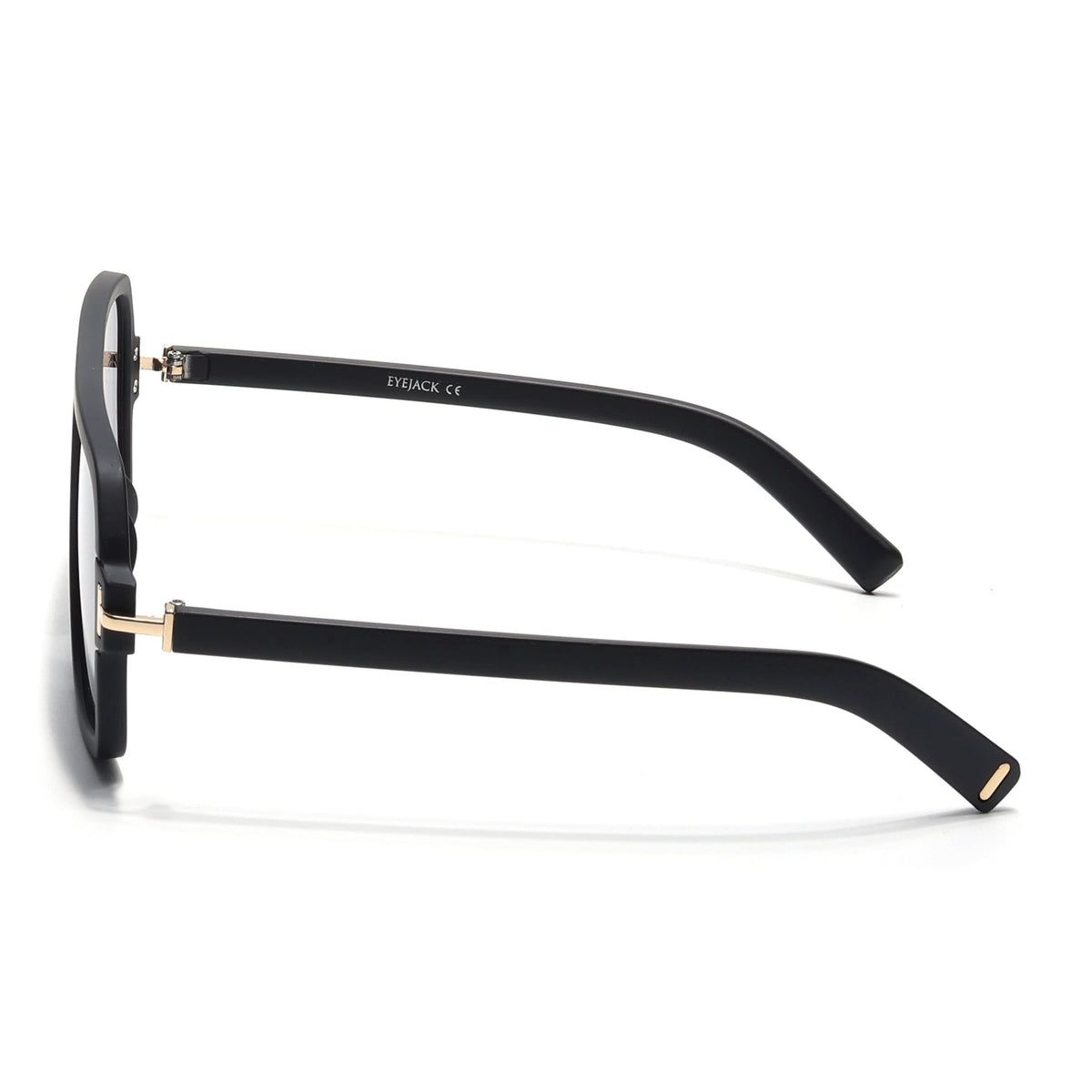 KRUZ - Black Wayfarer Sunglasses (9392CL1053)