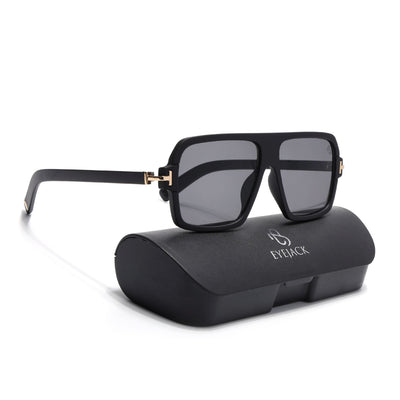 KRUZ - Black Wayfarer Sunglasses (9392CL1053)