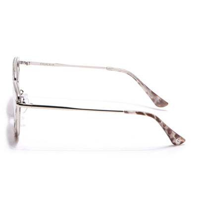 Eyejack White & Brown Cateye Sunglasses for Women (9429CL1101)