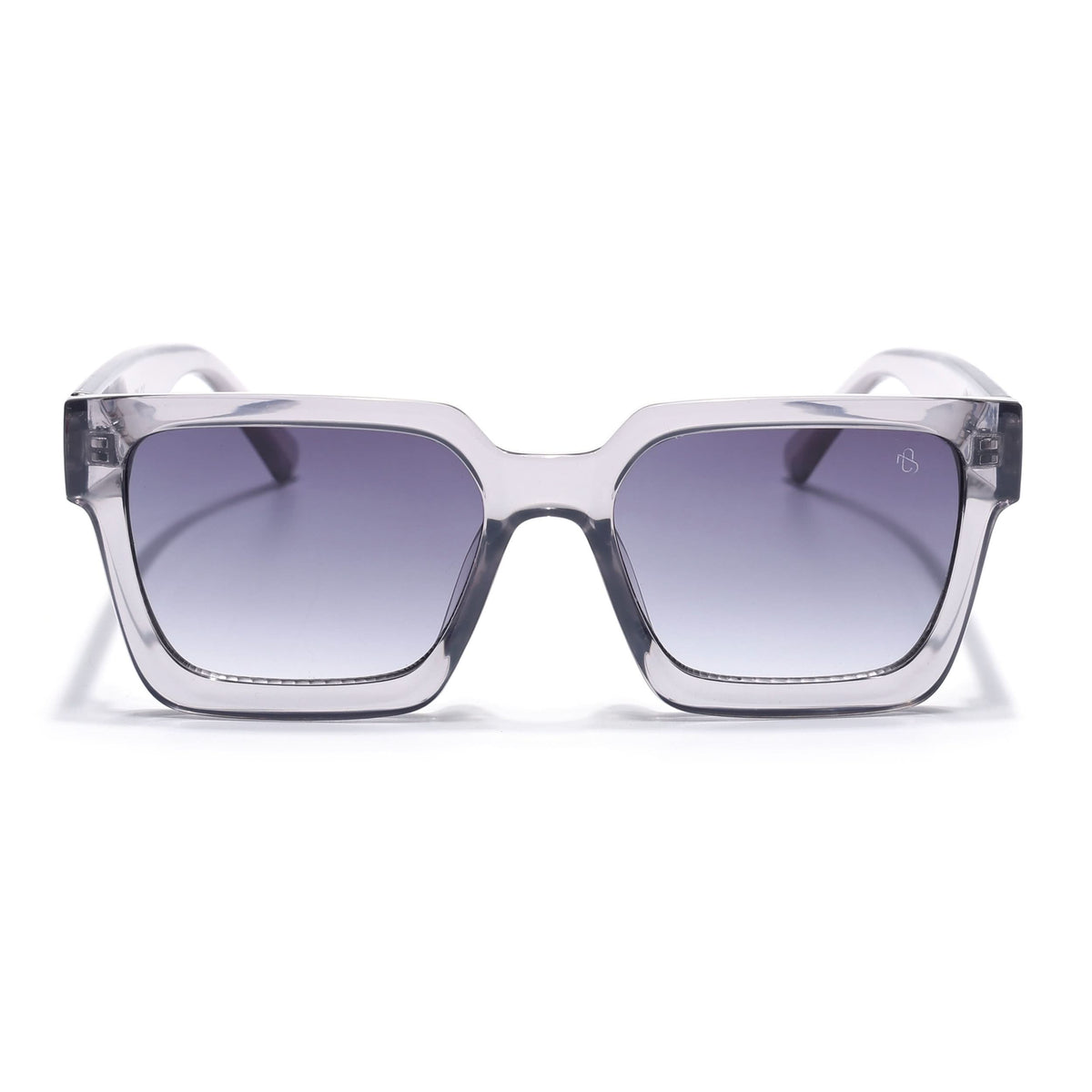 Eyejack Grey Square Sunglasses for Men & Women (98018CL1155)