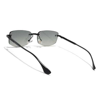 Eyejack Black Rimless Sunglasses for Men & Women (9805CL2538)