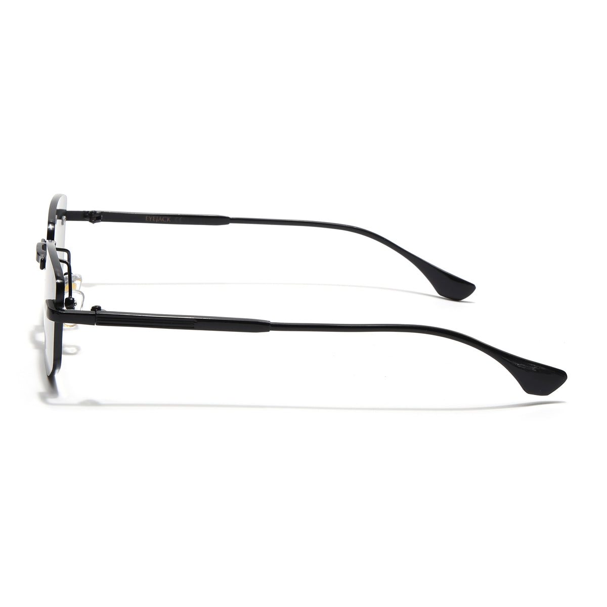 Eyejack Black Rimless Sunglasses for Men & Women (9805CL2538)