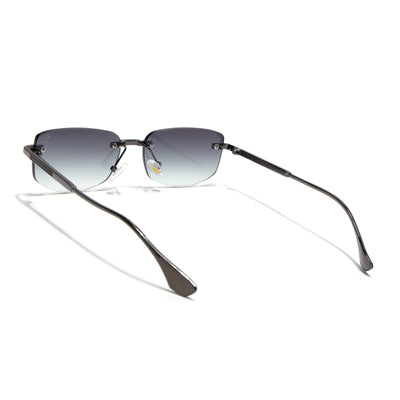 Eyejack Grey Rimless Sunglasses for Men & Women (9805CL2539)
