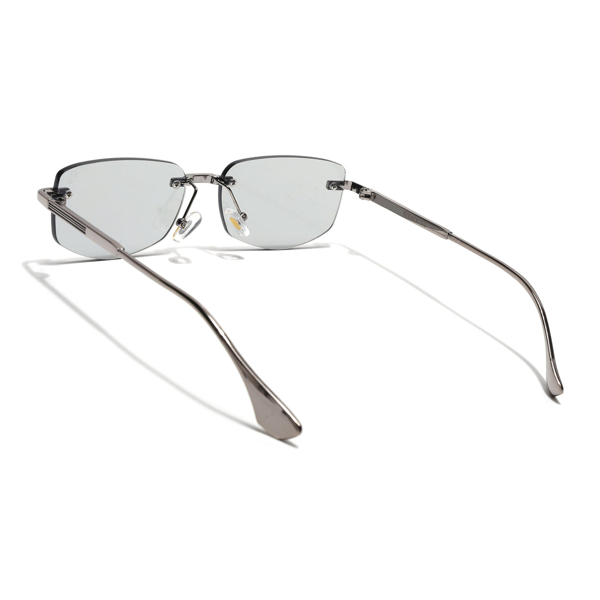 Eyejack Silver Rimless Sunglasses for Men & Women (9805CL2540)