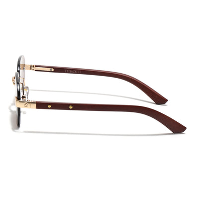 Eyejack Brown Rimless Sunglasses for Men & Women (9807CL2550)