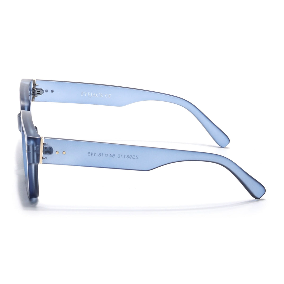 Eyejack Blue Square Sunglasses for Men & Women (98170CL1067)