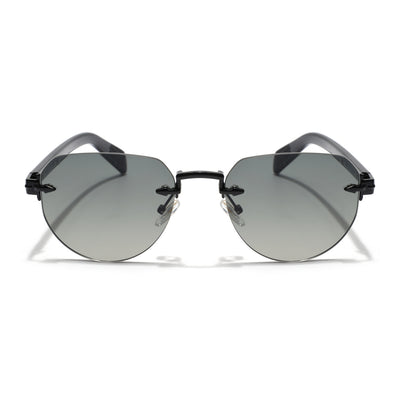 Eyejack Black Rimless Sunglasses for Men & Women (9818CL2531)