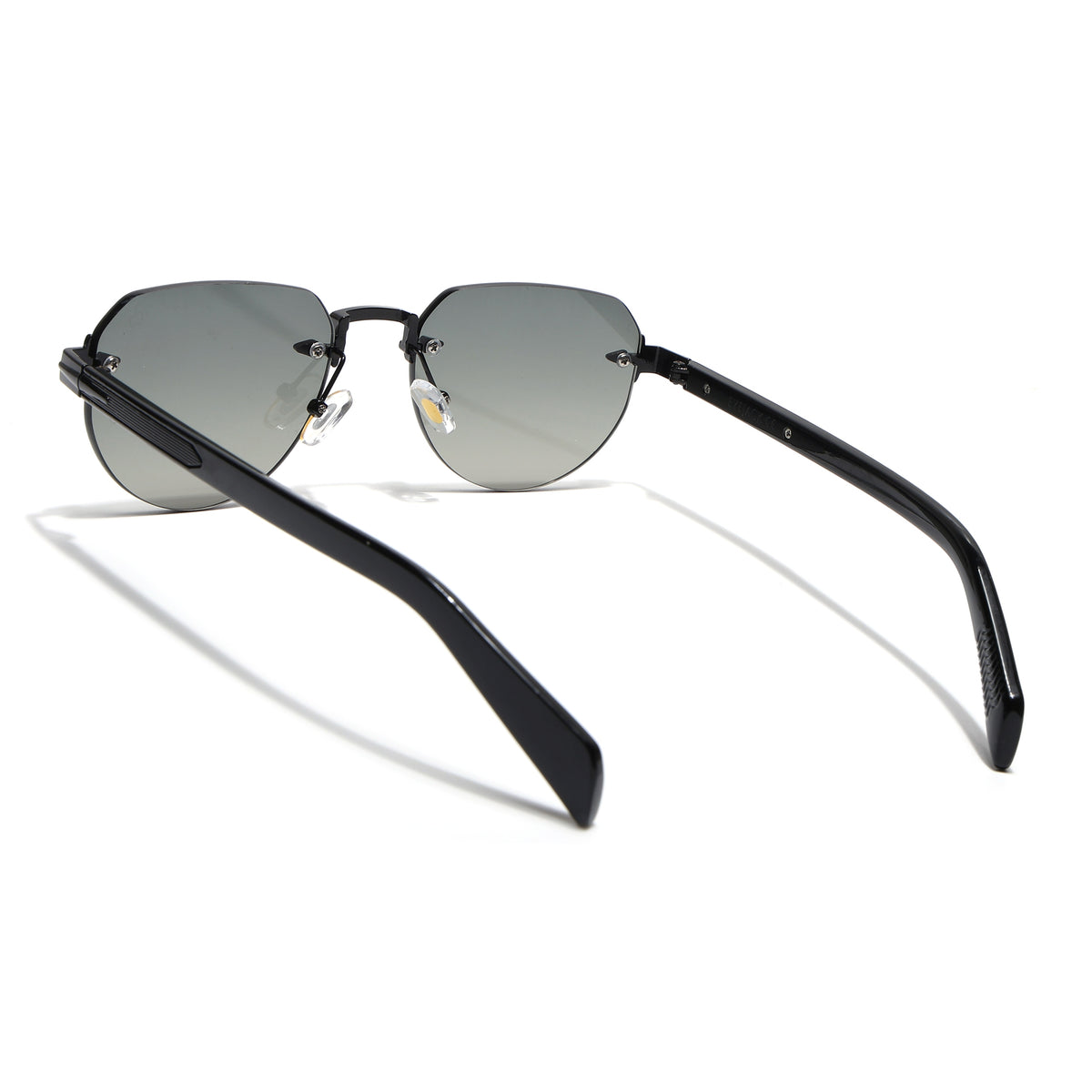 Eyejack Black Rimless Sunglasses for Men & Women (9818CL2531)