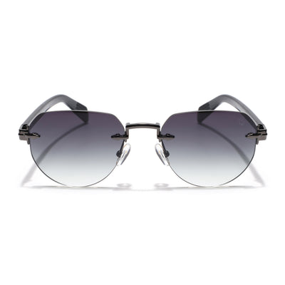 Eyejack Grey Rimless Sunglasses for Men & Women (9818CL2532)