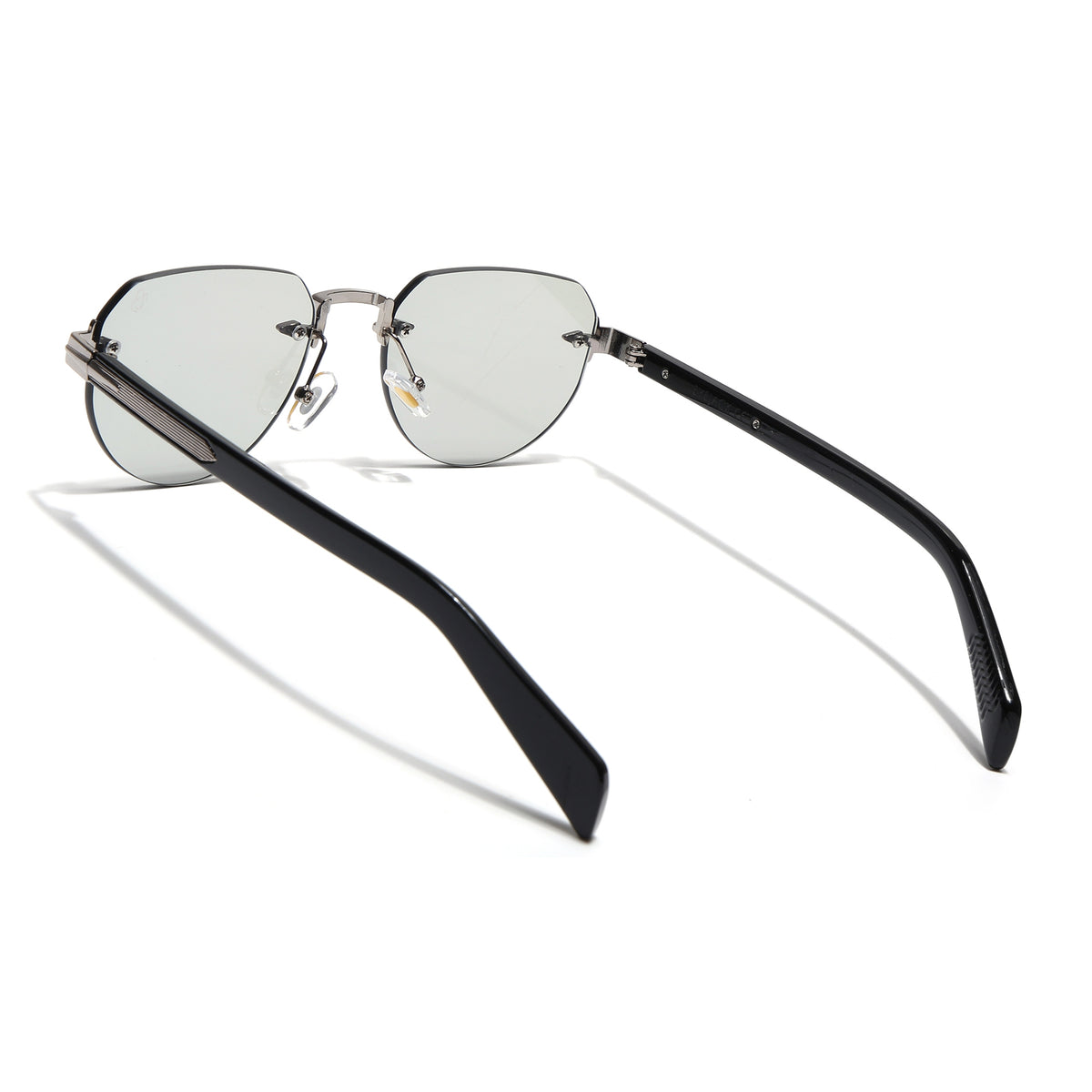 Eyejack Silver Rimless Sunglasses for Men & Women (9818CL2533)