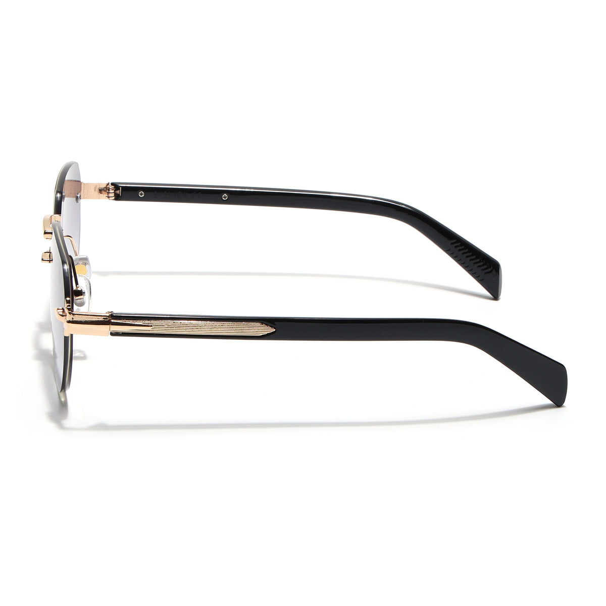Eyejack Golden Rimless Sunglasses for Men & Women (9818CL2535)