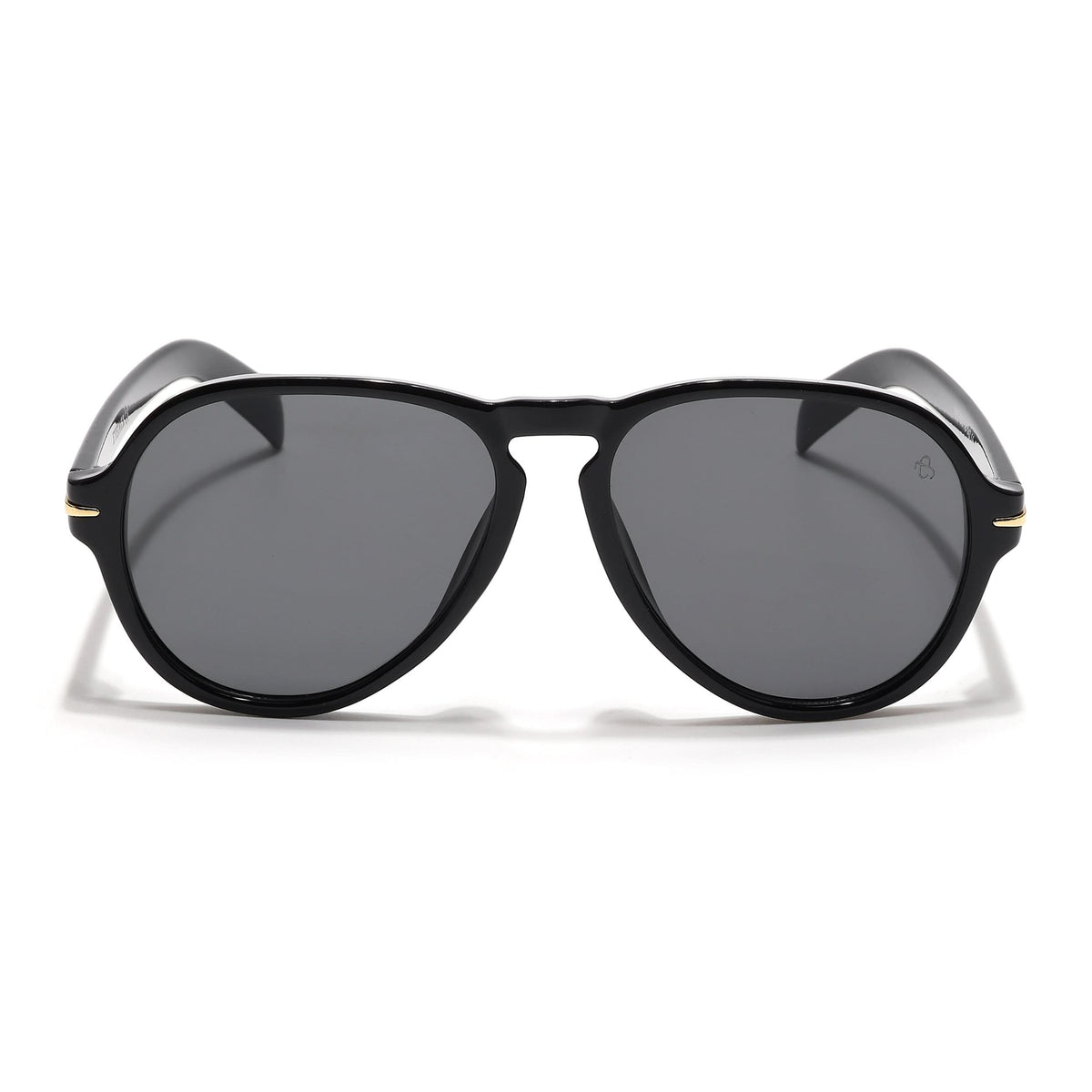 Eyejack Black Aviator Sunglasses for Men & Women (986CL972)