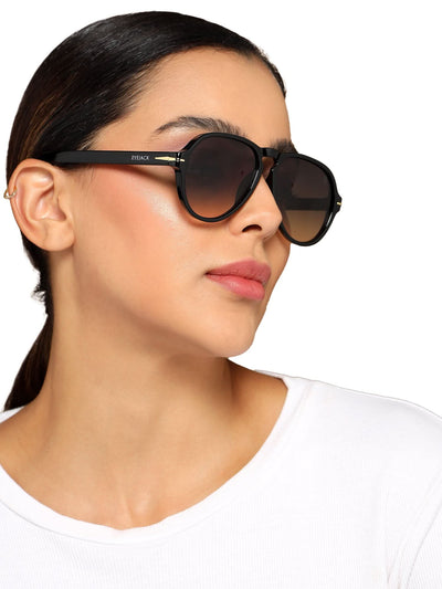 Eyejack Black Aviator Sunglasses for Men & Women (986CL973)