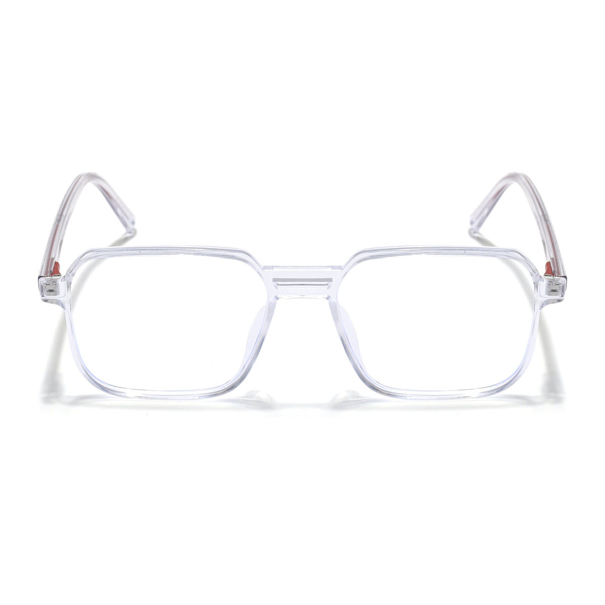 Eyejack Minimals Transparent Square Eyeglasses for Men & Women (A05FCL1334-C3)