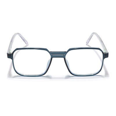Eyejack Minimals Sea Green Square Eyeglasses for Men & Women (A05FCL1337-C6)