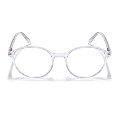 Eyejack Minimals Transparent Round Eyeglasses for Men & Women (A07FCL1348-C3)