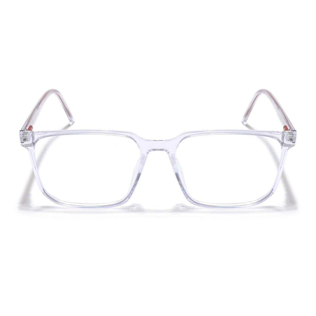 Eyejack Minimals Transparent Square Eyeglasses for Men & Women (A08FCL1355-C3)
