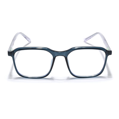 Eyejack Minimals Sea Green Square Eyeglasses for Men & Women (A08FCL1358-C6)