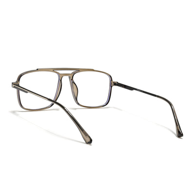Eyejack Essentials Brown Wayfarer Eyeglasses for Men & Women (B02FCL1387-C7)