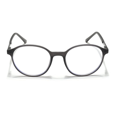 Eyejack Essentials Matt Grey Round Eyeglasses for Men & Women (B04FCL1396-C2)