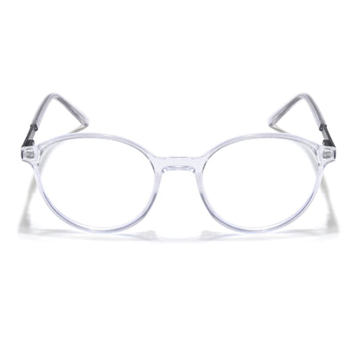 Eyejack Essentials Transparent Round Eyeglasses for Men & Women (B04FCL1397-C3)