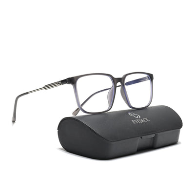 Eyejack Essentials Matt Grey Wayfarer Eyeglasses for Men & Women (B07FCL1417-C2)