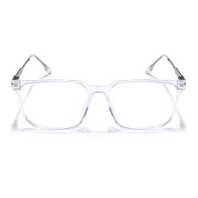 Eyejack Essentials Transparent Wayfarer Eyeglasses for Men & Women (B07FCL1418-C3)