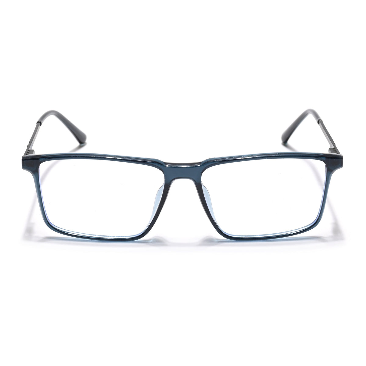 Eyejack Essentials Sea Green Rectangle Eyeglasses for Men & Women (B08FCL1428-C6)