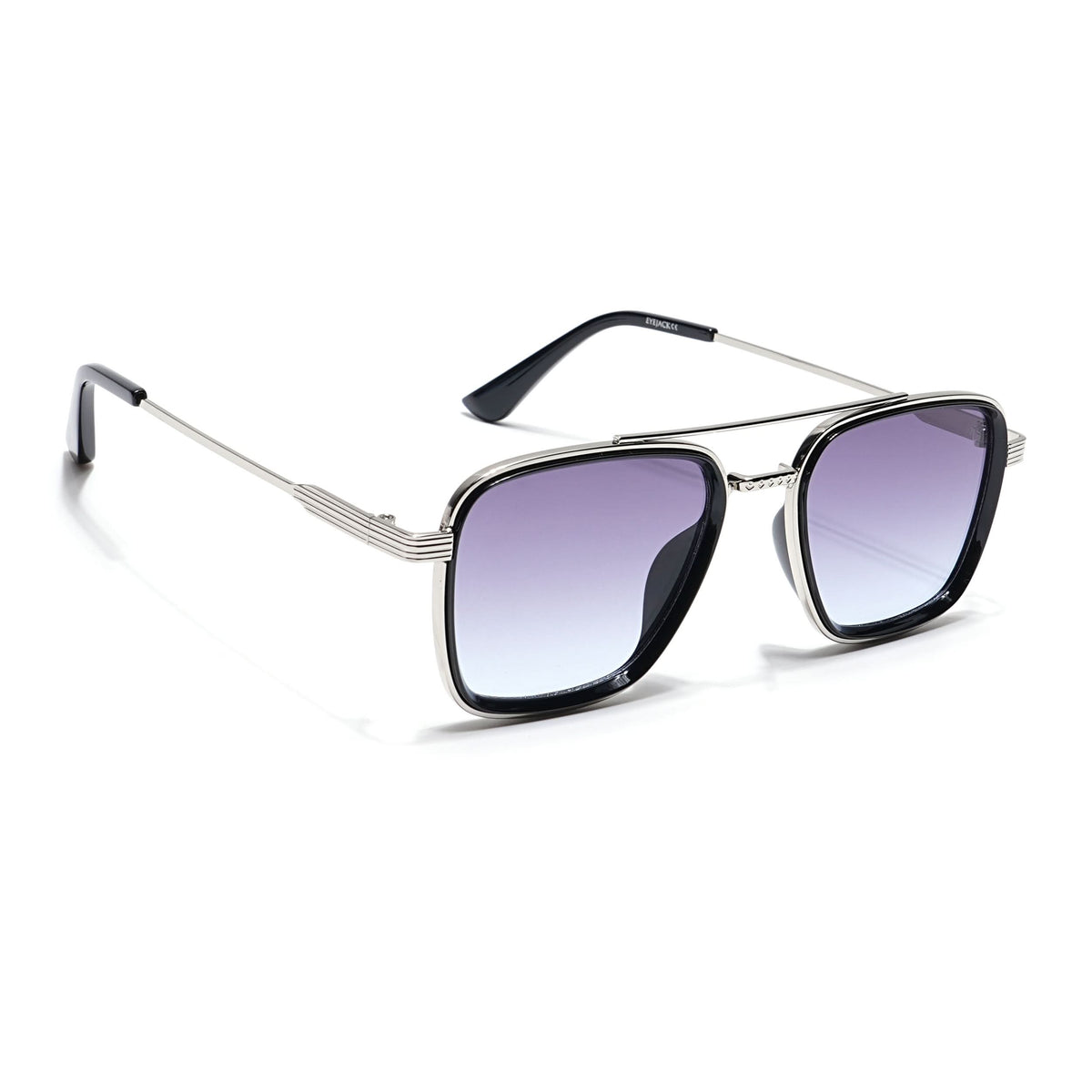 Eyejack Sliver Square Sunglasses for Men & Women (B80802CL835)