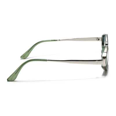 Hunter -  Green & Silver Hexagonal Sunglasses (C554CL2229)