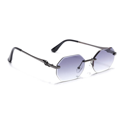 Cooper - Purple Rimless Sunglasses (C565CL2223)