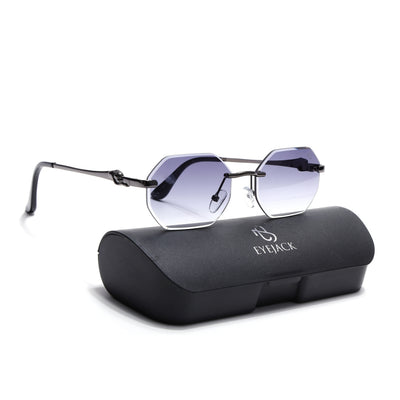 Cooper - Purple Rimless Sunglasses (C565CL2223)