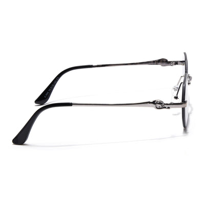 Cooper - Silver Rimless Sunglasses (C565CL2225)