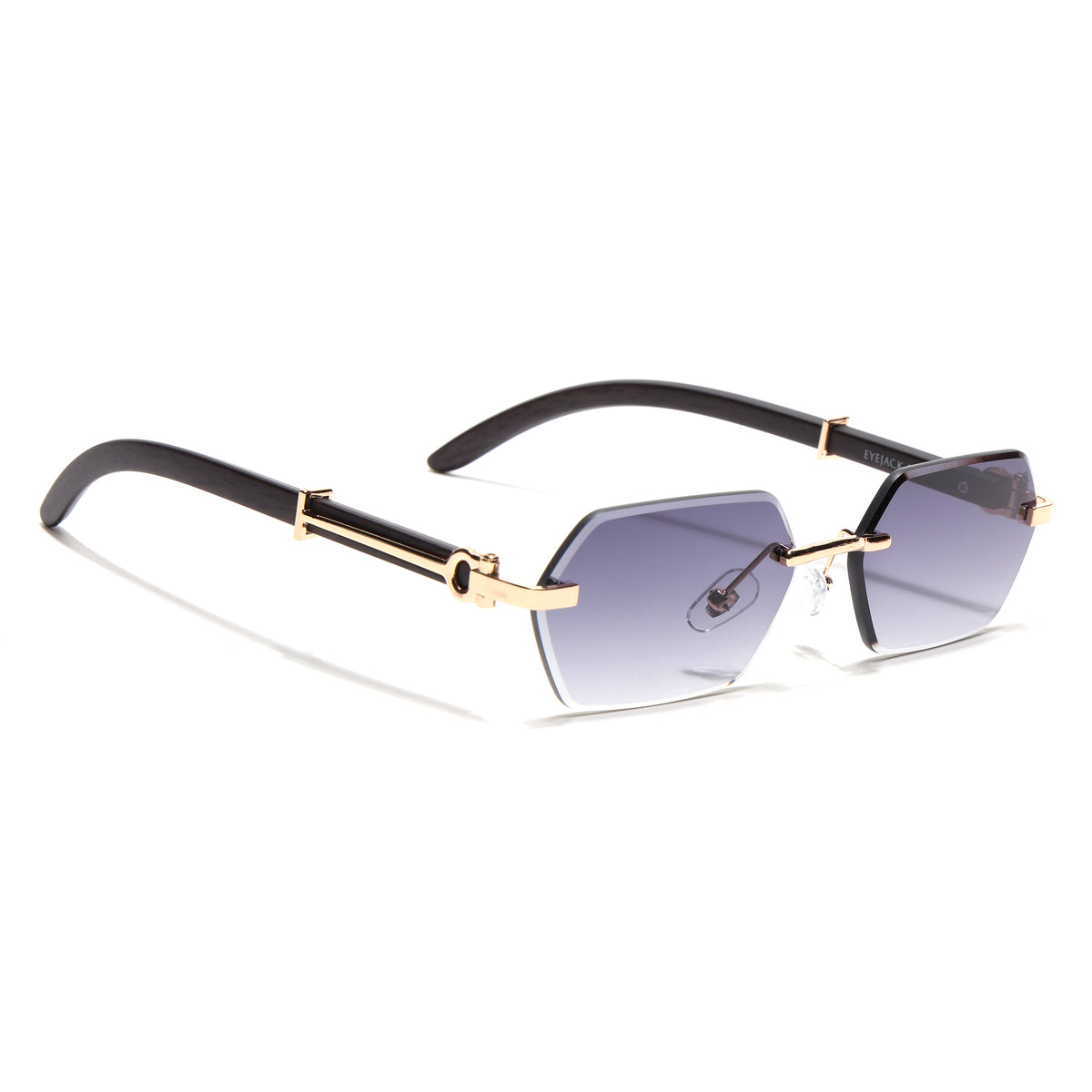Essence Steel - Golden Rimless Sunglasses I Grey Lens - C669CL2564