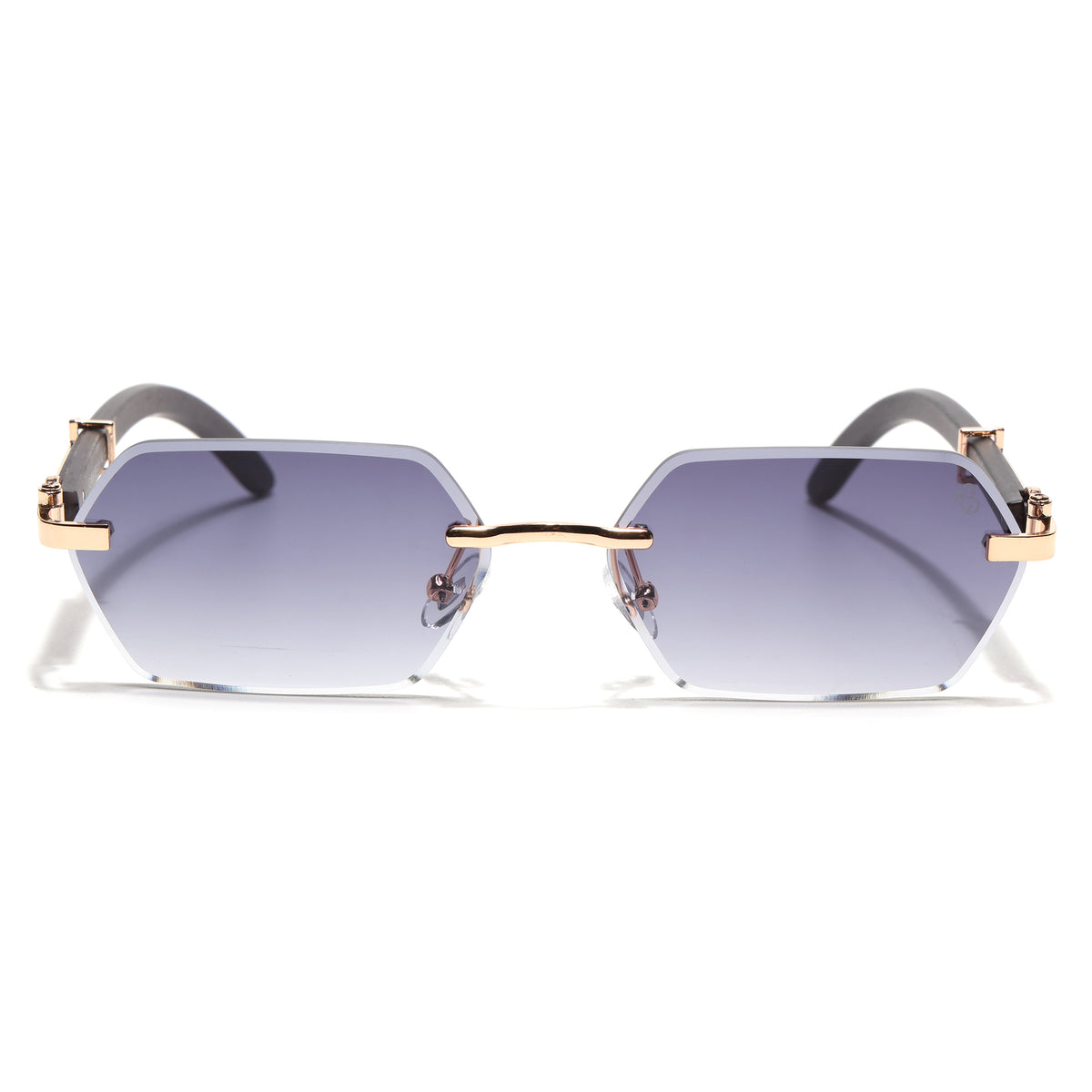 Essence Steel - Golden Rimless Sunglasses I Grey Lens - C669CL2564