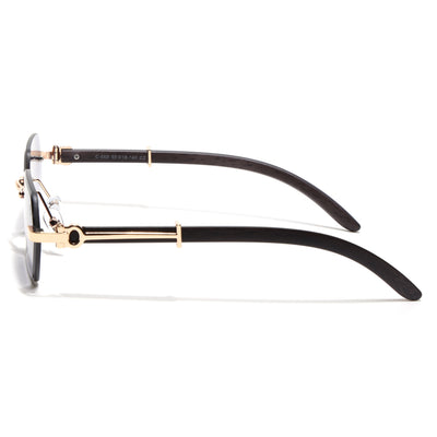 Essence Steel - Golden Rimless Sunglasses I Grey Lens - C669CL2564