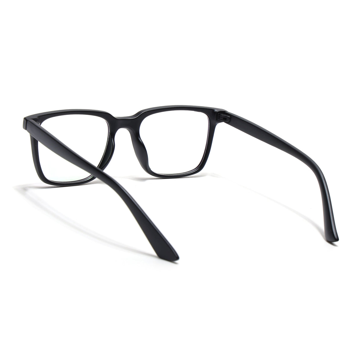 Eyejack Canment Matt Black Square Eyeglasses for Men & Women (CM1005FCL1757-C2)