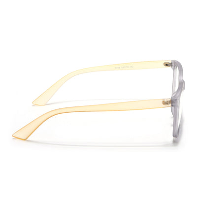 Eyejack Canment Grey Square Eyeglasses for Men & Women (CM1005FCL1759-C4)