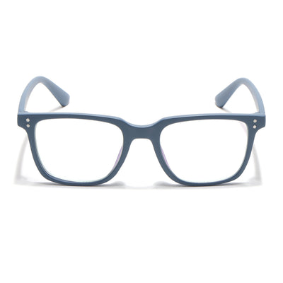 Eyejack Canment Sky Blue Square Eyeglasses for Men & Women (CM1005FCL1761-C6)