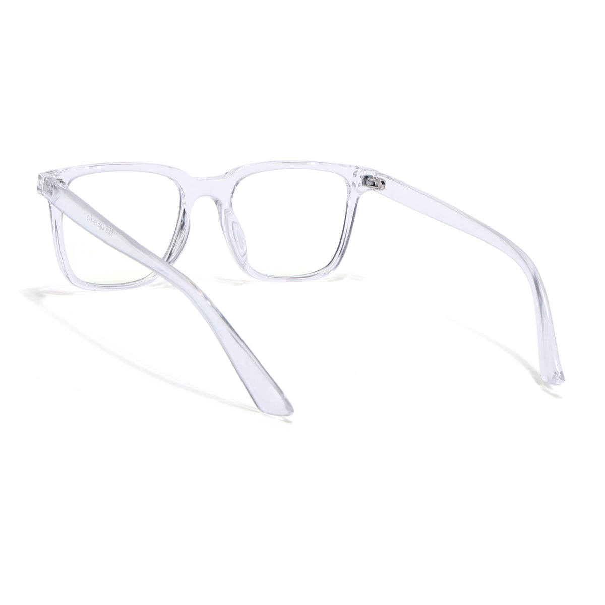 Eyejack Canment Transparent Square Eyeglasses for Men & Women (CM1005FCL1764-C9)