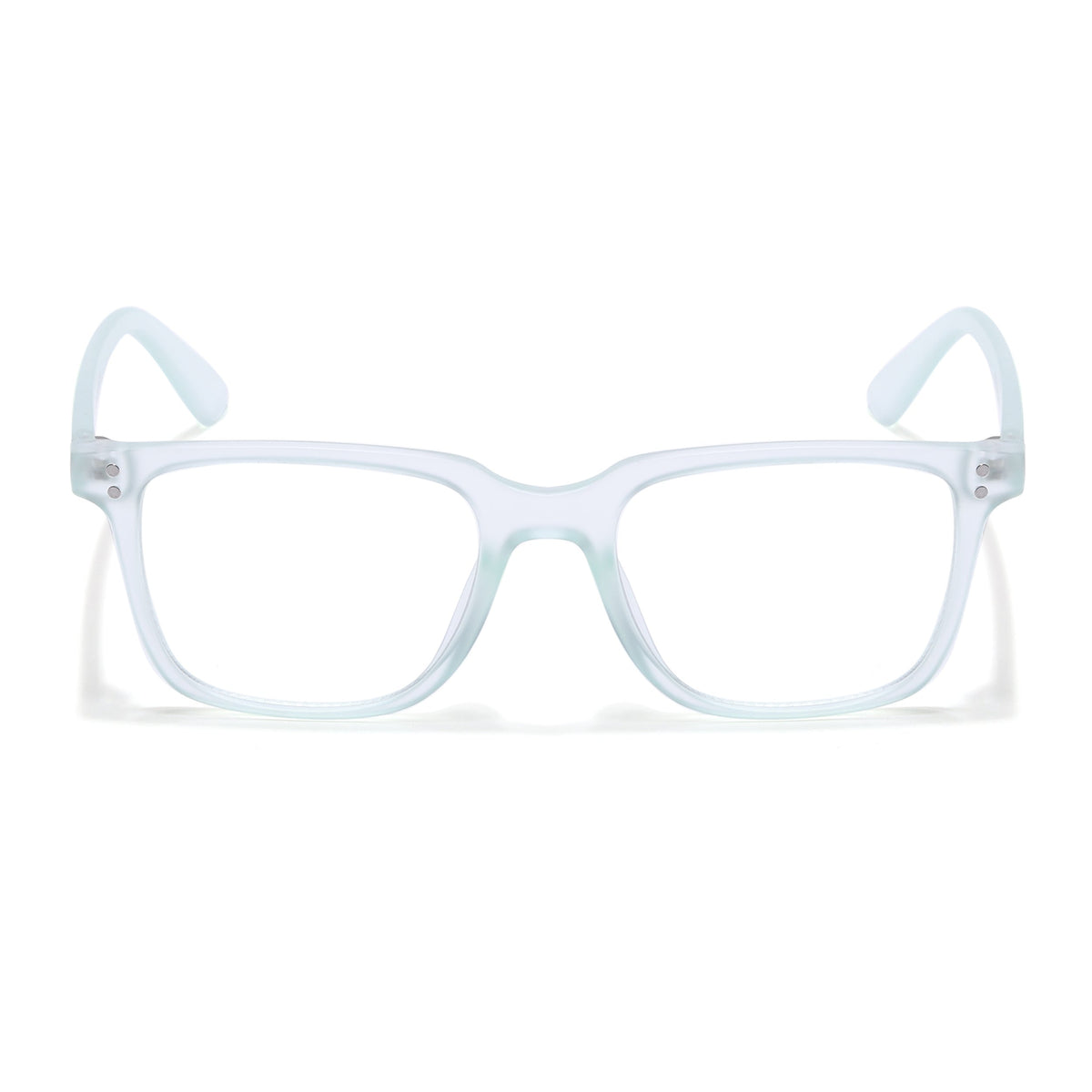 Eyejack Canment Sea Green Square Eyeglasses for Men & Women (CM1005FCL1765-C10)